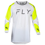 Maillot FLY RACING Evolution DST - blanc/Hi-Vis | Oxmoto