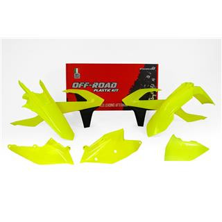 Kit plastique Racetech jaune fluo KTM EXC/EXC-F | Oxmoto