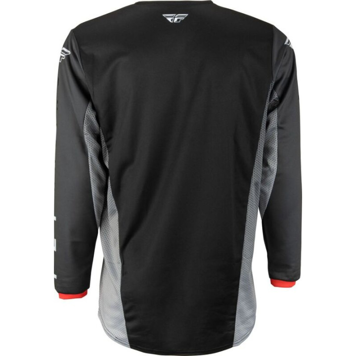 Maillot FLY RACING Kinetic Kore Noir/Gris | Oxmoto