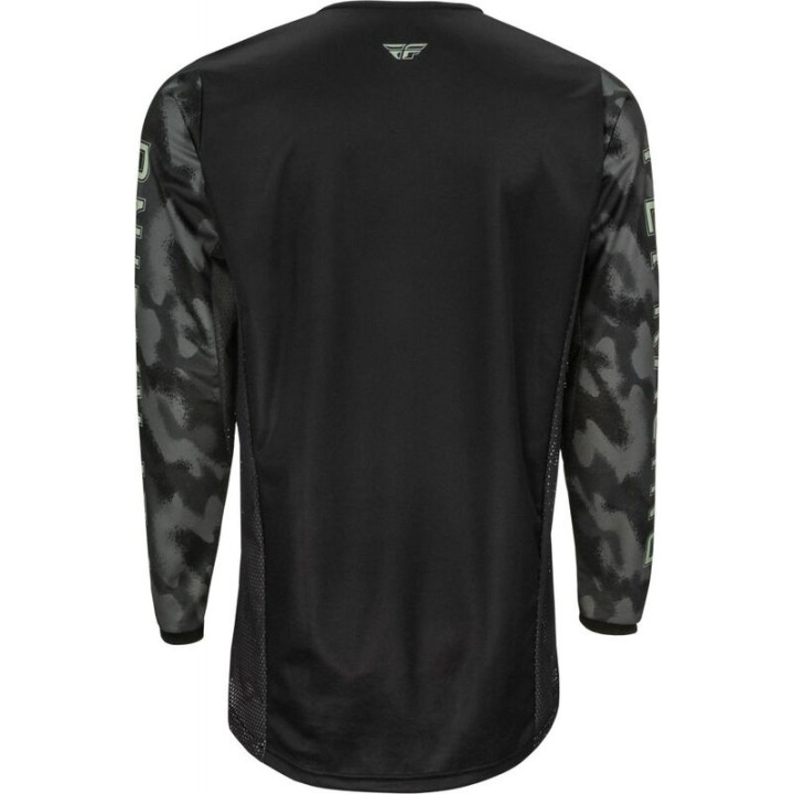Maillot FLY RACING Kinetic S.E. Tactic Gris/Noir Camo