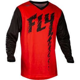 Maillot enfant FLY RACING F-16 - rouge/noir/gris | Oxmoto