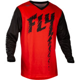 Maillot enfant FLY RACING F-16 - rouge/noir/gris | Oxmoto
