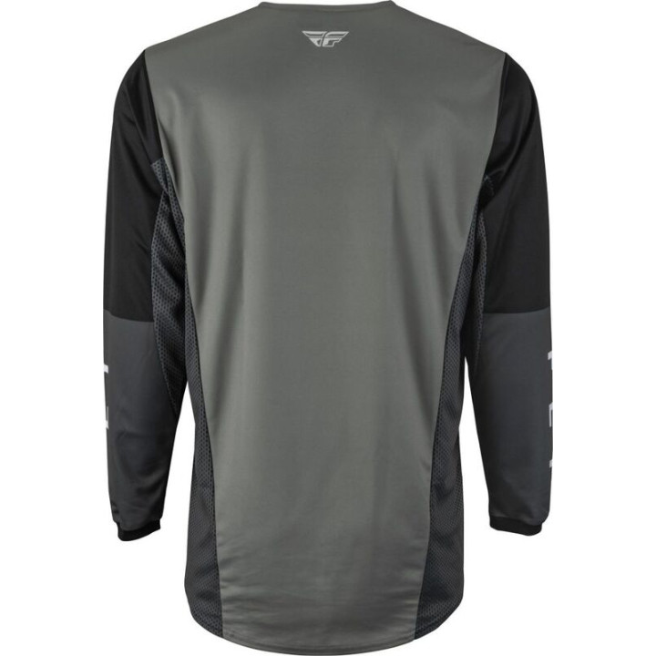 Maillot FLY RACING Kinetic Jet Gris/Noir | Oxmoto