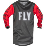 Maillot enfant FLY RACING F-16 - gris/rouge | Oxmoto