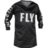 Maillot enfant FLY RACING F-16 - noir/blanc | Oxmoto