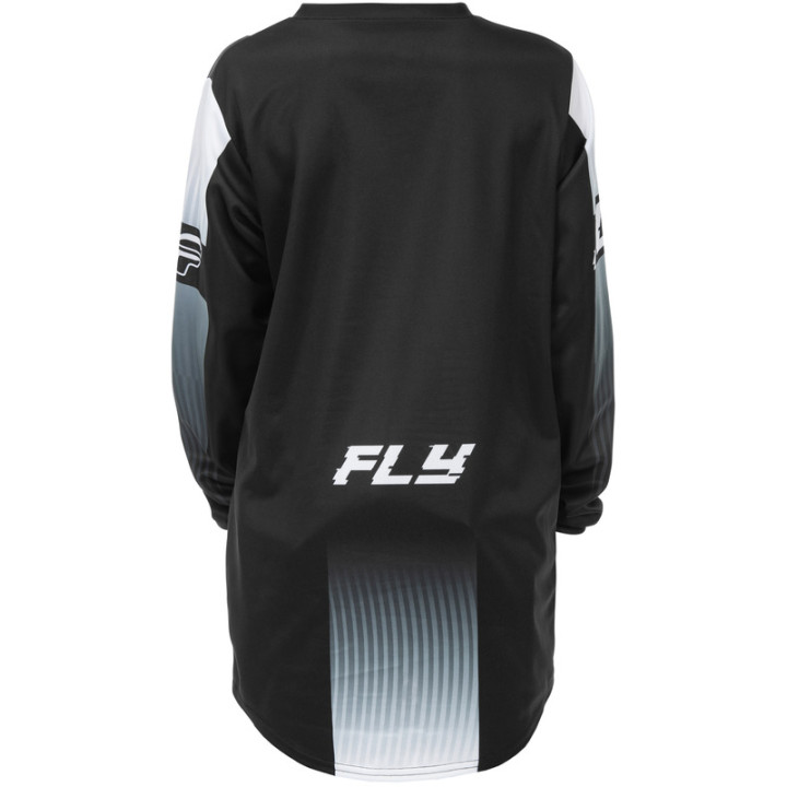 Maillot enfant FLY RACING F-16 - noir/blanc | Oxmoto