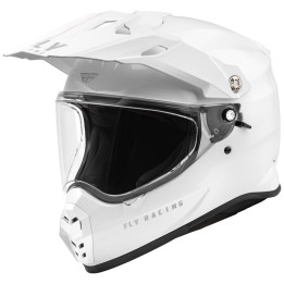 Casque FLY RACING Trekker Solid - blanc | Oxmoto