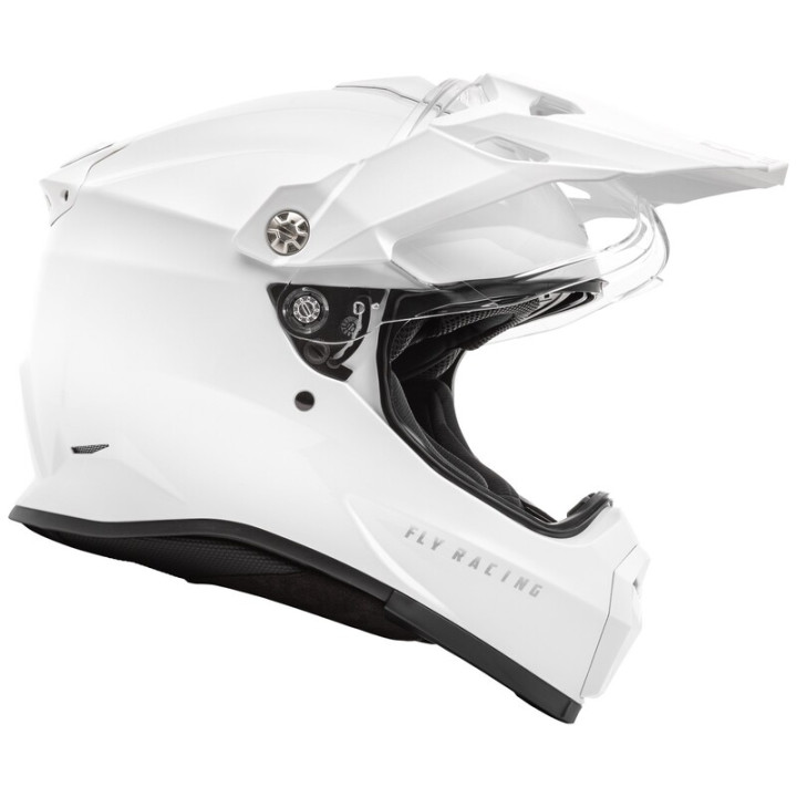 Casque FLY RACING Trekker Solid - blanc | Oxmoto