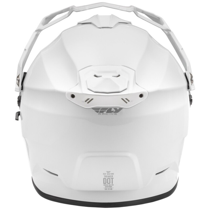 Casque FLY RACING Trekker Solid - blanc | Oxmoto