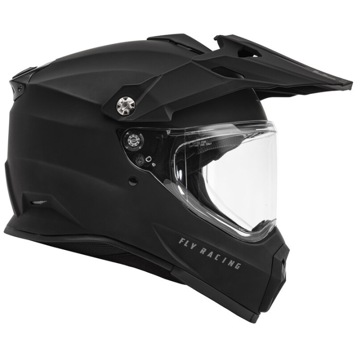Casque FLY RACING Trekker Solid - noir mat | Oxmoto