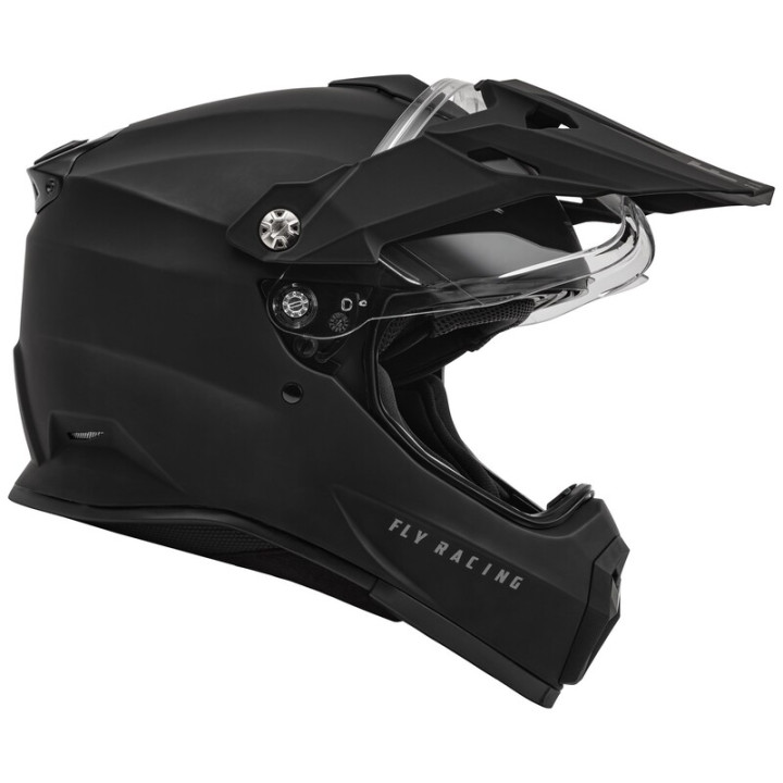 Casque FLY RACING Trekker Solid - noir mat | Oxmoto