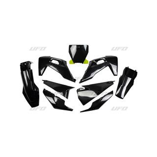 Kit plastiques UFO noir - Husqvarna TC/FC | Oxmoto