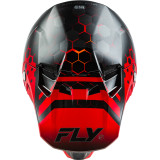 Casque FLY RACING Formula CC Tektonic - noir/rouge/orange