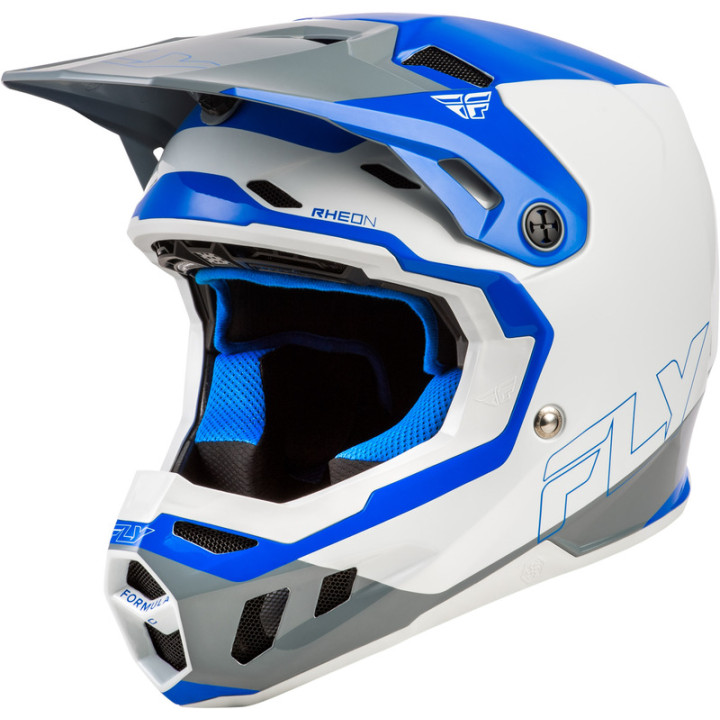 Casque FLY RACING Formula CC Glide - bleu/gris | Oxmoto