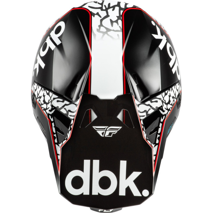 Casque FLY RACING Formula CP Special Edition DBK - noir/blanc/rouge