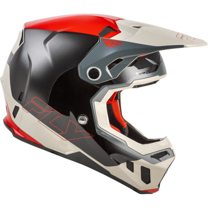 Casque FLY RACING Formula CC Glide - noir/rouge/gris