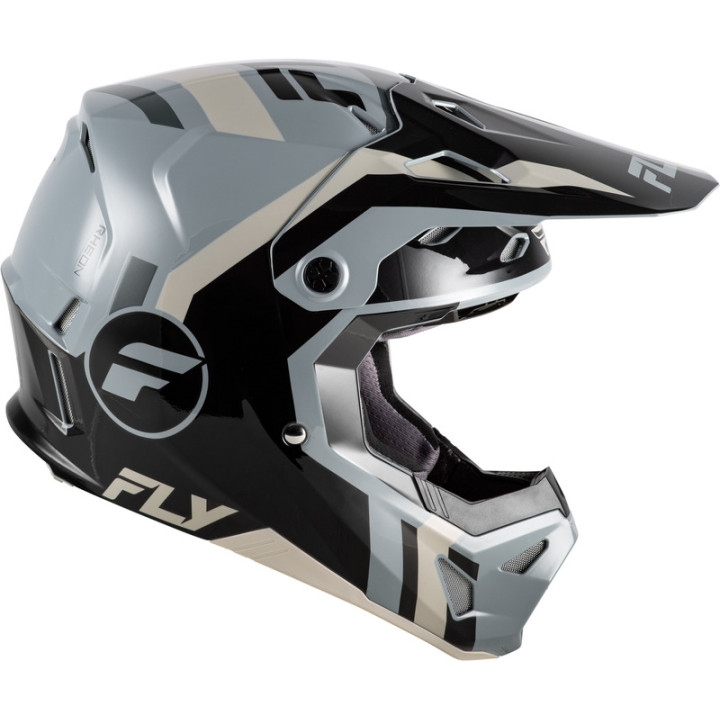 Casque FLY RACING Formula CP Seal - noir/gris | Oxmoto