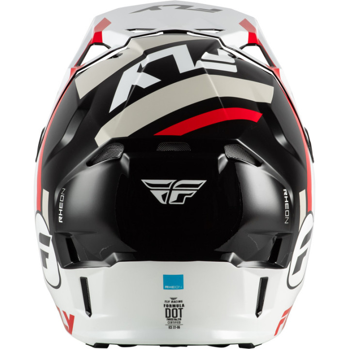 Casque FLY RACING Formula CP Seal - blanc/noir/rouge