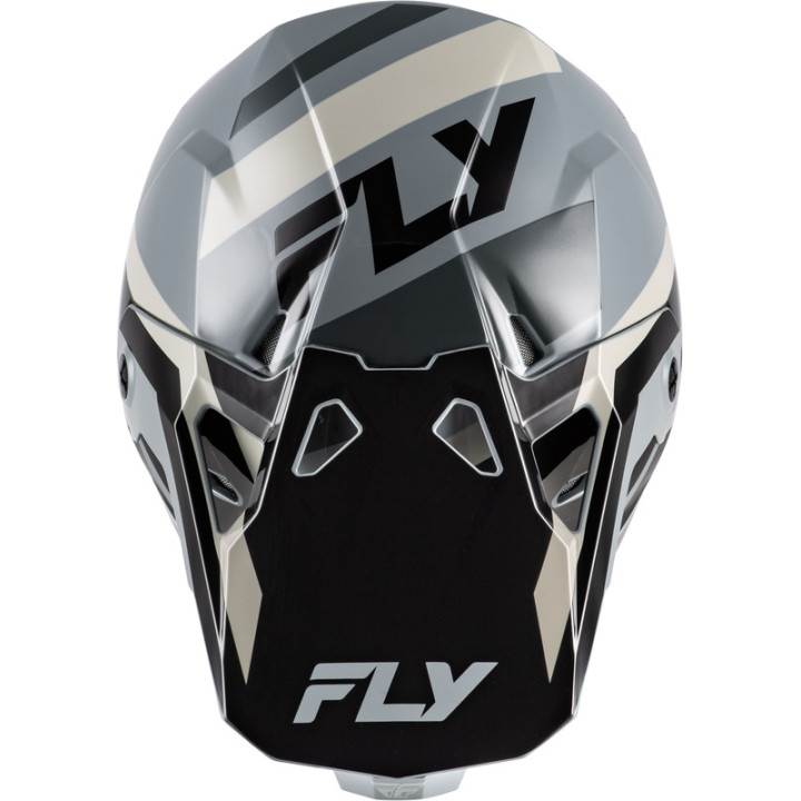 Casque FLY RACING Formula CP Seal - noir/gris | Oxmoto