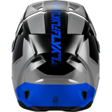 Casque FLY RACING Kinetic Crest - gris/noir/bleu | Oxmoto