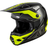 Casque FLY RACING Kinetic Crest - gris/noir/jaune fluo