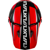Casque FLY RACING Kinetic Crest - rouge/noir/blanc | Oxmoto