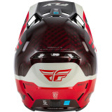 Casque FLY RACING Formula S Carbon Byte - Red Carbon/gris