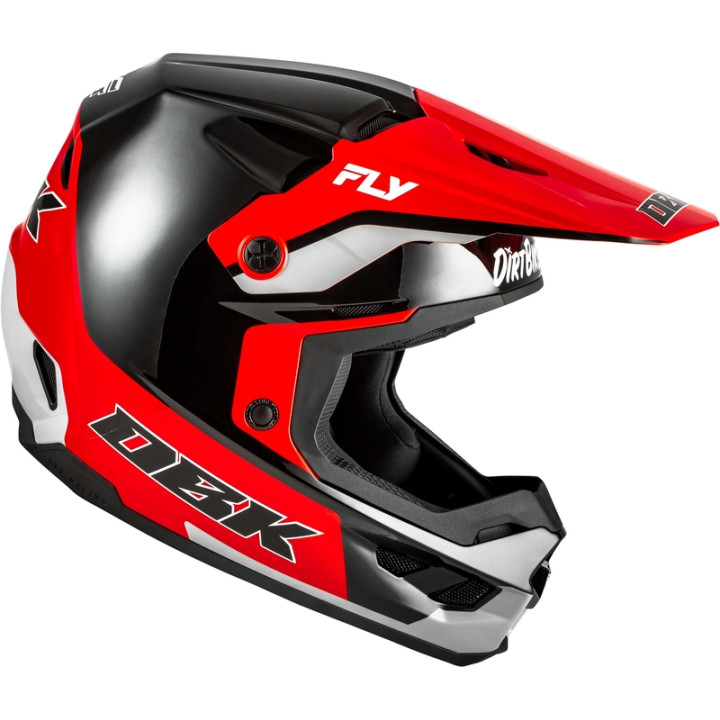 Casque FLY RACING Kinetic Special Edition DBK - noir/rouge/gris