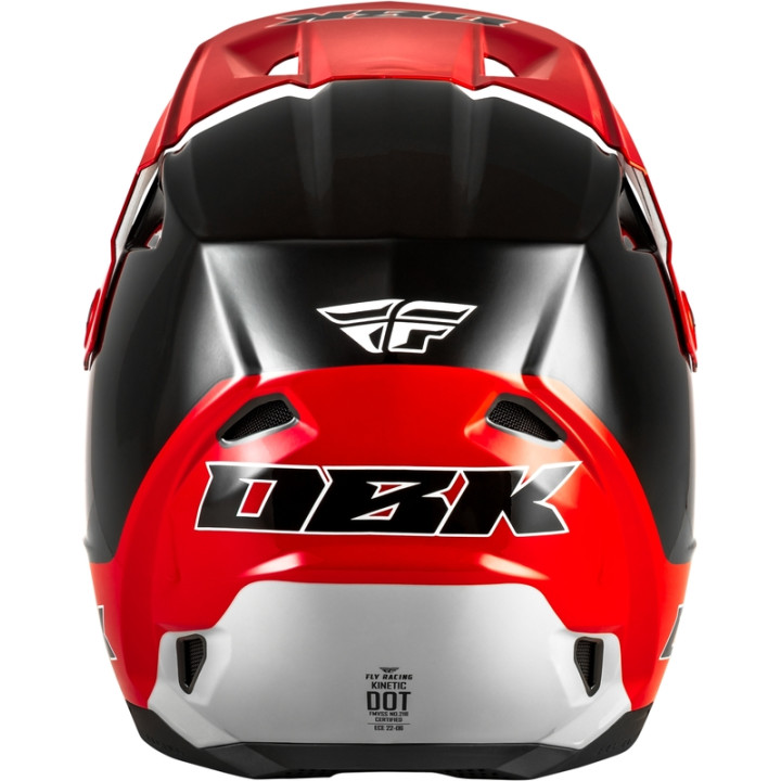 Casque FLY RACING Kinetic Special Edition DBK - noir/rouge/gris
