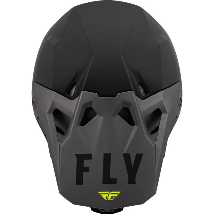 Casque FLY RACING Formula CP Slant Noir/Gris/Jaune Fluo