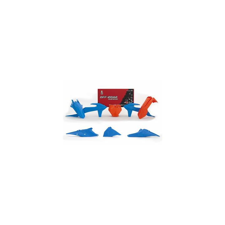 Kit plastique Racetech vintage bleu/orange KTM SX/SX-F