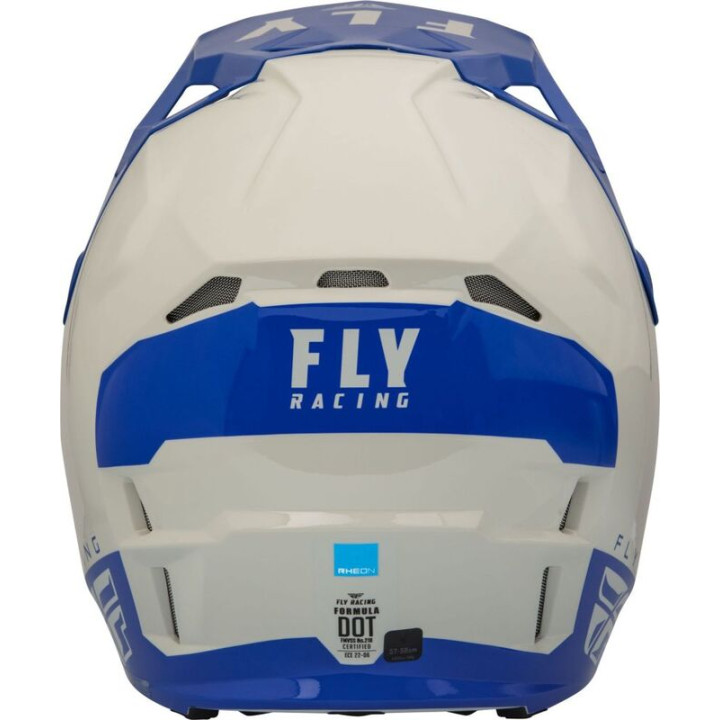 Casque FLY RACING Formula CP Slant - gris/bleu | Oxmoto