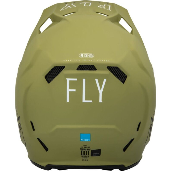 Casque FLY RACING Formula CC Centrum Vert Olive Mat/Noir