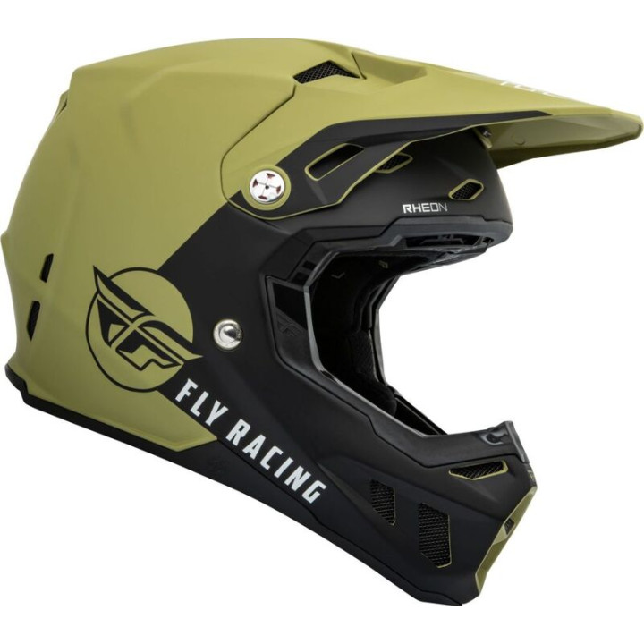 Casque FLY RACING Formula CC Centrum Vert Olive Mat/Noir