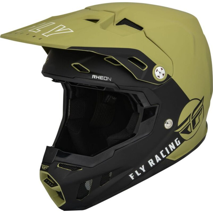 Casque FLY RACING Formula CC Centrum Vert Olive Mat/Noir