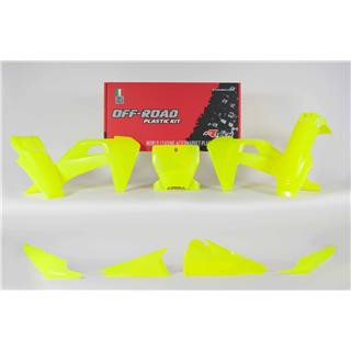 Kit plastique Racetech jaune fluo Husqvarna TC/FC | Oxmoto