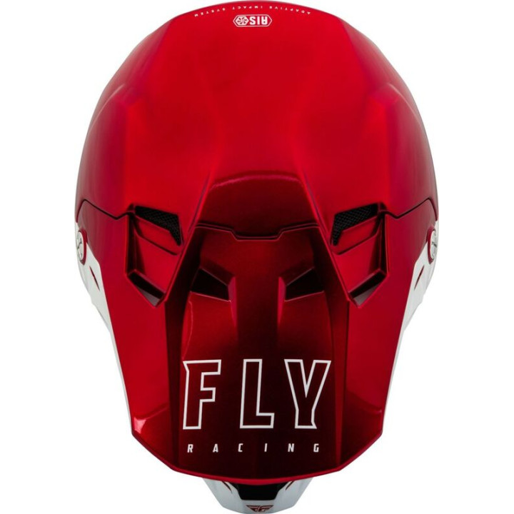 Casque FLY RACING Formula CC Centrum - rouge Metallic/blanc