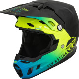 Casque FLY RACING Formula CC Centrum - noir/bleu/jaune fluo