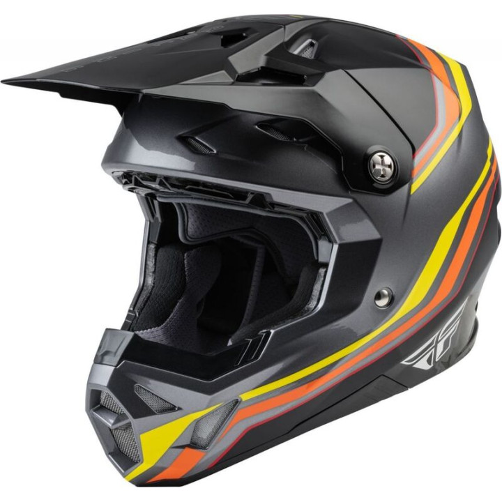 Casque FLY RACING Formula CP S.E. Speeder Noir/Jaune/Rouge