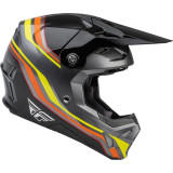 Casque FLY RACING Formula CP S.E. Speeder Noir/Jaune/Rouge