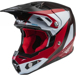 Casque FLY RACING Formula Carbon Prime Rouge/Blanc/Rouge Carbon