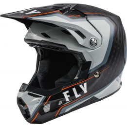 Casque FLY RACING Formula Carbon Axon Noir/Gris/Orange