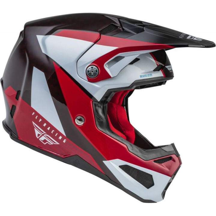 Casque FLY RACING Formula Carbon Prime Rouge/Blanc/Rouge Carbon