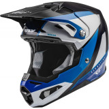 Casque FLY RACING Formula Carbon Prime Bleu/Blanc/Bleu Carbon