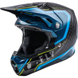 Casque FLY RACING Formula Carbon Axon Noir/Bleu | Oxmoto