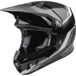 Casque FLY RACING Formula CC Driver Noir/Charcoal/Blanc