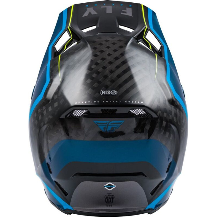 Casque FLY RACING Formula Carbon Axon Noir/Bleu | Oxmoto