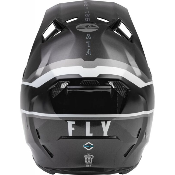 Casque FLY RACING Formula CC Driver Noir/Charcoal/Blanc