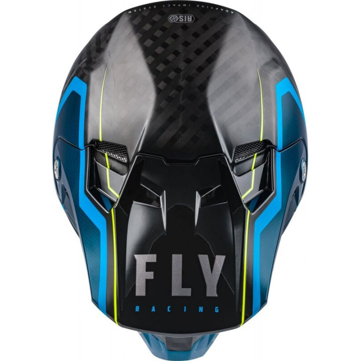 Casque FLY RACING Formula Carbon Axon Noir/Bleu | Oxmoto