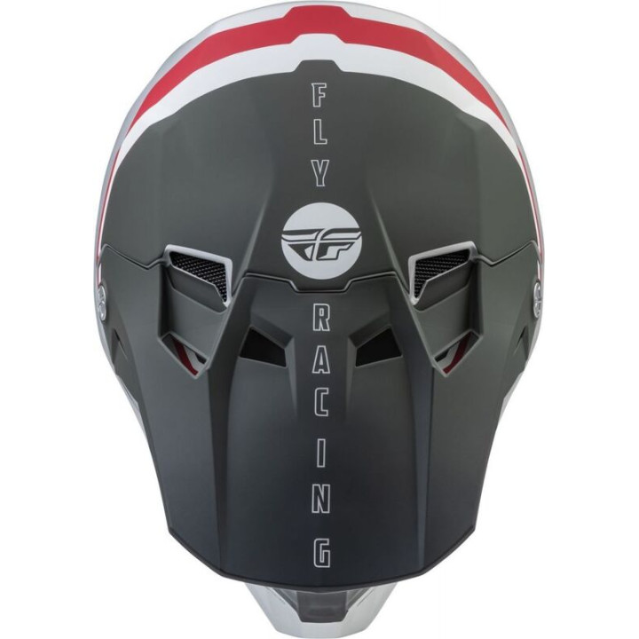 Casque FLY RACING Formula CC Driver Silver/Rouge/Blanc